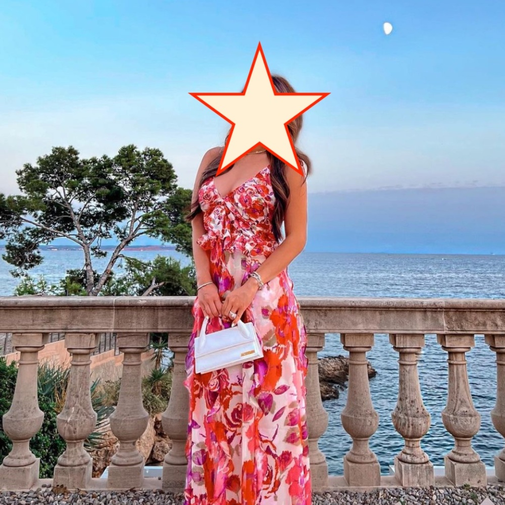 NWT MISA Los Angeles Diana Dress - White Coming Up Roses (RETAIL PRICE IS $460!) - Picture 3 of 12
